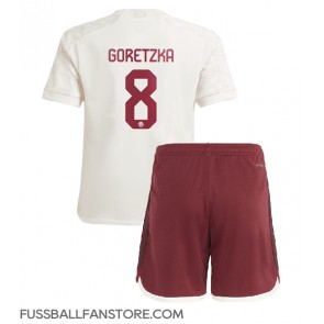 Bayern Munich Leon Goretzka #8 Replik 3rd trikot Kinder 2023-24 Kurzarm (+ Kurze Hosen)